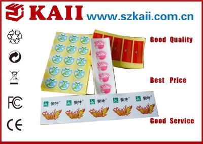 China Full Color Printed Labels And Waterproof Stickers for sale