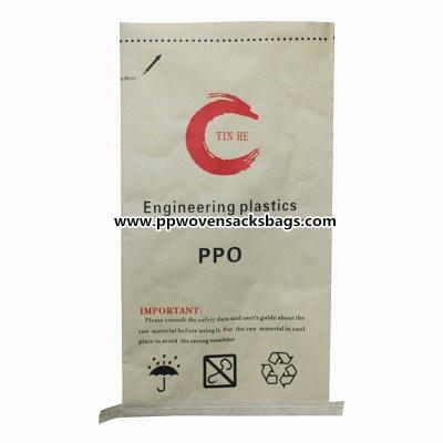 China Kraftpapier u. Plastikverbundsäcke/Papiertüten Raphe Multiwall für verpackende Chemikalien zu verkaufen