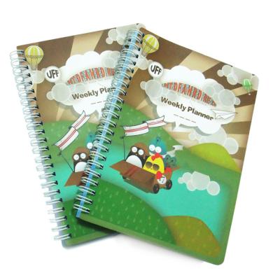 China Customized cheap Spiral Notebook Custom Notepad Printing with YO Spiral Binding for sale