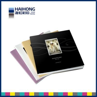 China Paperback Softcover wedding photo book printing  matte film lamination for sale