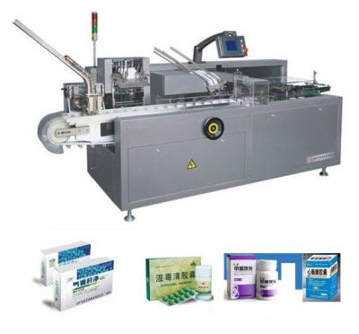 China PLC Touch Screen Carton Box Packing Machine For Pharmacy Blisters /Cartoning Machine for sale