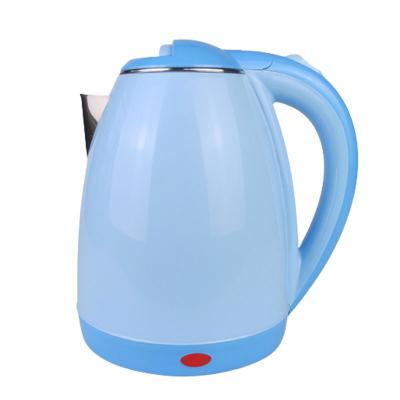 China 360 Degree Rotating Base 201 Stainless Steel Electric Hot Water Kettle OEM Customized Logo Blue Pink Household Appliances 1.8L Factory Direct for sale