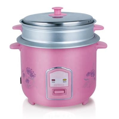 China Automatic Heating System 1.0/2.8L Customize Automatic Rice Cooker Olla Arrocera Bangladesh Malaysia Wholesales Straight Type Rice Stainless Steel Cooker for sale