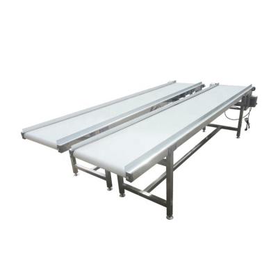 China Heat Resistant Factory Customized Assembly Line Pvc Conveyor Belt Stainless Steel Long White Food Grade Conveyor Belt for sale