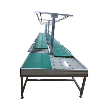 China Single Operation Double Speed ​​Tooling Panel Assembly Line Pallet Conveying System Roller Conveyor Price for sale