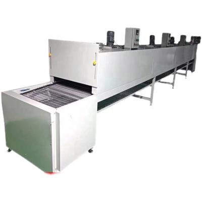 China Custom Shipping Oven Stainless Steel Mesh Belt Electric Industrial Factory Tunnel Surface Treatment Curing Oven For Paint And Powder Drying Coa for sale