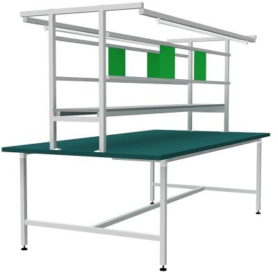 China Building Material Shops Workbench Industrial Mechanical Work Bench Electronic Work Table With Heavy Duty Rack Workbench for sale