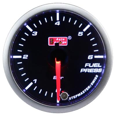 China Analog White 52 Mm Needle Fuel Pressure Gauge Automotive Automotive Fuel Pressure Gauge For Universal Car for sale