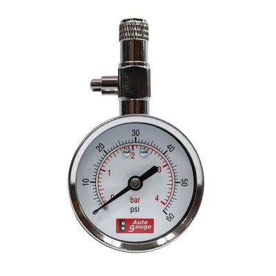 China Car/Truck/Motorcycle Vehicle Accessory BAR PSI Tire Pressure Gauge 50mm for sale