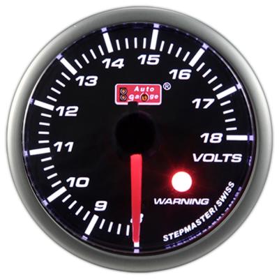 China Voltage Meter 60 Mm Volt Meter Gauge 12 Volt Automobile Gauge For Universal Car for sale