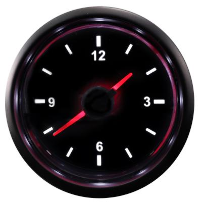 China 52 Series Muttahida Majlis-e-Amal For Automobile White LED Display OEM ODM Electric Clock Gauge 52mm for sale