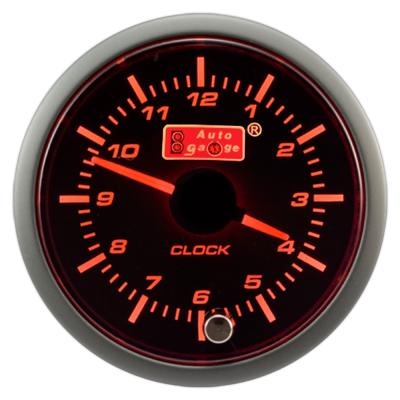 China Aluminum Hot Stepper Motor 52mm Clock Gauge For Racing Car for sale