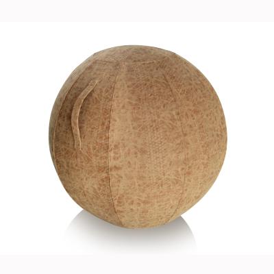 China Wholesale high handle exercises custom yoga ball pvc+leather explosion-proof yoga ball--diameter 65cm for sale