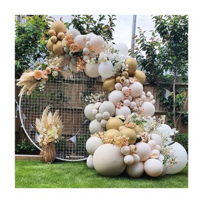 China Party Decorations Round Gold For Wedding Decoration Anniversary Event Party Supplies Photo Graduation Decorations And Background for sale