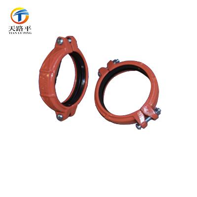 China Corrosion Resistant Pipe Line Double Claw Flange Grooved Pipe Fitting For Fire Fighting for sale