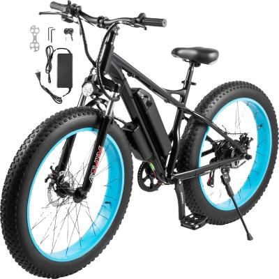 China Wholesale Aluminum Alloy OEM 2022 Inch 500W New Arrival FAT 7 TIRE 7 SPEED Snow Bike Long Range Electric Bicycle for sale