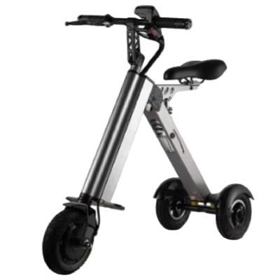 China 2022 Wholesale Portable Factory Aluminum Alloy Folding Wheel Tricycles Adult Electric Bikes Retro 16 Three for sale