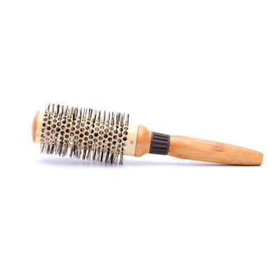 China Round Netting in Porcelain OEM FSC Wood Round Styling Curly Ionic Brush Lacquer for sale