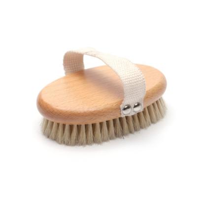 China Whole Body Massager Eco-Friendly Wholesale Natural Natural Round Skin Remover Makeup Dry Brush for sale