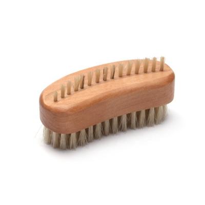 China NAIL Lotus Wood Board Bristle Foot Cleaner Brush Double Sided Scrubber For Shower for sale