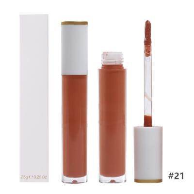 China Custom Sunscreen Makeup Liquid Lipstick Moisturize and Long Lasting Private Label Matte Glitter Nude Lip Gloss for sale