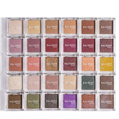 China Waterproof Individual Single Eyeshadows Glitter Makeup Cosmetics High Dye Eyeshadow 29mm DIY for sale