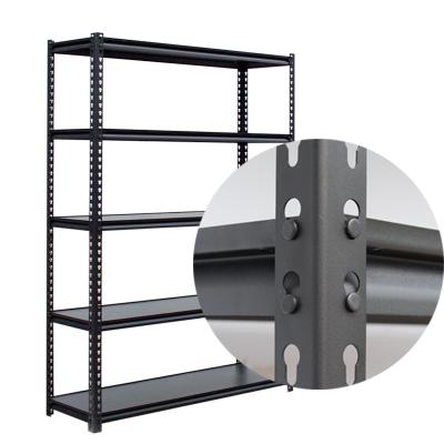 China Corrosion Protection 5 Layers Shelving Corner Bracket Metal Corner Bracket Metal Steel Post Muscle Rivet Light Duty Boltless Shelf for sale