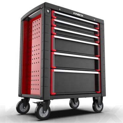 China Durable Ningbo Kinbox 6 Drawer Factory Direct Sales Tool Cart Workshop Tool Storage Cabinet For Industrial Workshop for sale