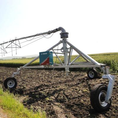 China Central Irrigation System 1-100 Hectare Energy Saving Agricultural Energy Saving Pivot Solar Or Diesel Pump Movable Side Tow for sale