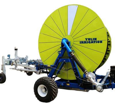 China Easy Operation 2022 Farm Irrigation System Hose Reel Irrigation Machine With Rain Gun Sprinkler for sale