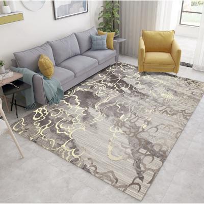 China Lightweight Luxury Style Washable Printed Carpet Living Room Sofas Rugs for sale