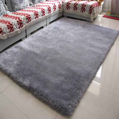 China Wholesale Washable Modern Long Pile Living Room Household Elastic Silk Tufted Blanket for sale