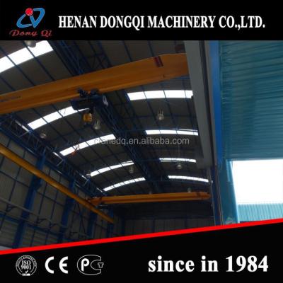 China Bridge Crane LDA Type - Motor Driven Single Girder Crane 1 - 20 Ton for sale