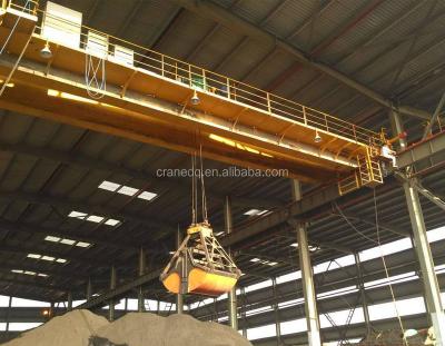 China Orange Peel Bucket Overhead Crane QZ Bridge Crane Model for sale