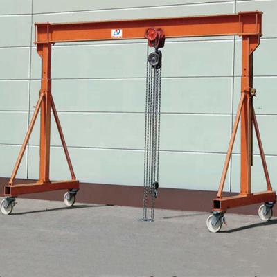 China Gantry Crane China Manufacture Supplier for Single Gantry Crane with Electric Chain Hoist, 2T 3T 5T for sale