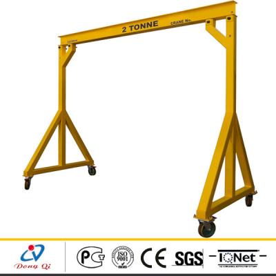 China MH Gantry Crane Model A Frame Portable 4 Wheels Construction Building Mobile Mini Gantry Crane for sale