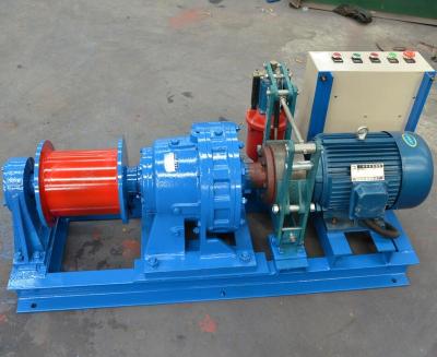 China Customized Low Noise Single Wire Rope Drum Hoist Construction Winch for sale