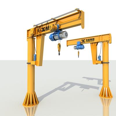 China Jib Crane Aluminum Design Calculation BZ type jib crane fixed on small pedestal columns for sale