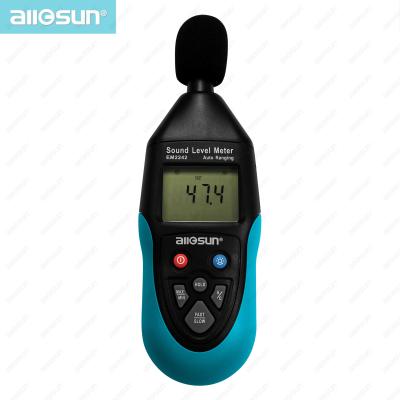 China All-sun EM2242 Digital Sound Meter 30-130dB Handheld Noise Detector LCD Display Sonic Wave Tester Handheld Sound Meter EM2242 for sale