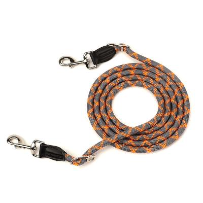 China PPYOU Personalized Custom Dog Leash Double Reflective Running Pet for sale