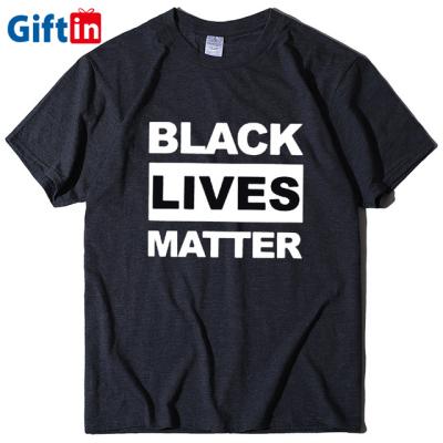 China Anti Pilling Running T Shirt High Quality Cheap I Can't Breathe Shirt Blm Black Lives Matter Tshirt for sale