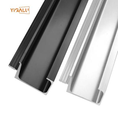 China French China factory kitchen laminate extruded aluminum G profile handle for sale