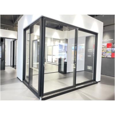 China Thermal Insulation Modern aluminum doors two sides open door new aluminum sliding door for sale