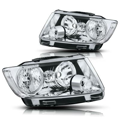 China For Grand Cherokee Clear Chrome 55079378AF 55079379AF 11-13 Grand Cherokee Headlight Wedge / Lamps Replacement for sale