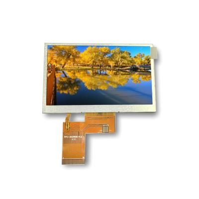 China Buildings Factory Direct Highlight LCD 4.3 Inch 480x272 Viewing Angle RGB 300-800nits Tft Transmissive LCD Display 12 O'Clock for sale