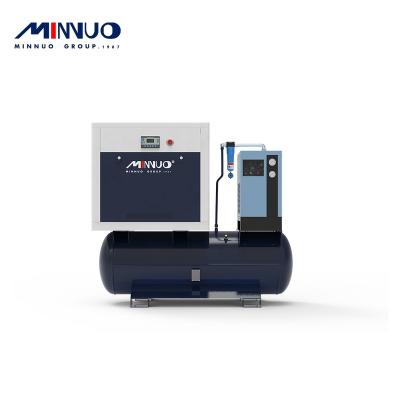 China Factory Sale Lubricated Integrated Compressor Screw Air 15bar 10bar By Minnuo for sale