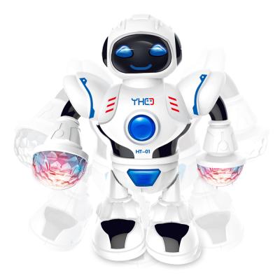 China United States Market Separate Mobile Talking Electric Light Robot Dancing Robot Toy LED Music Glow Dancing Robot for sale