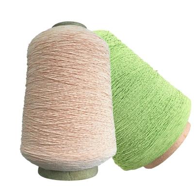 China High Tenacity 100#7575 Spandex Rubber Yarn Rubber Covered Yarn for sale