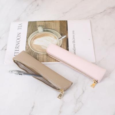 China School Teaching+Office+Home Mini Cool Ipencil Pen Case Pencil Case Creative Leather Simple Pencil Case for sale