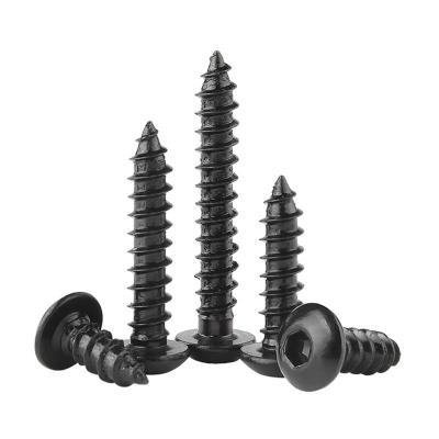 China Carbon Steel Flat Screw 2.5mm 8*1/2 30mm Self Tapping Black Self Tapping Screws China Manufacturer for sale